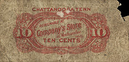 Chatt - Roane Iron $0.10 1881